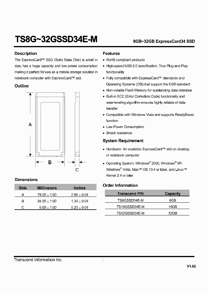 TS16GJFV20_4385740.PDF Datasheet
