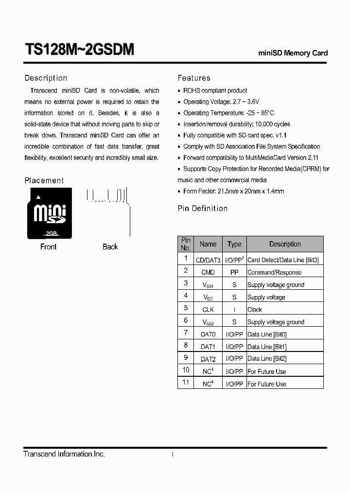 TS1GSDM_4373423.PDF Datasheet