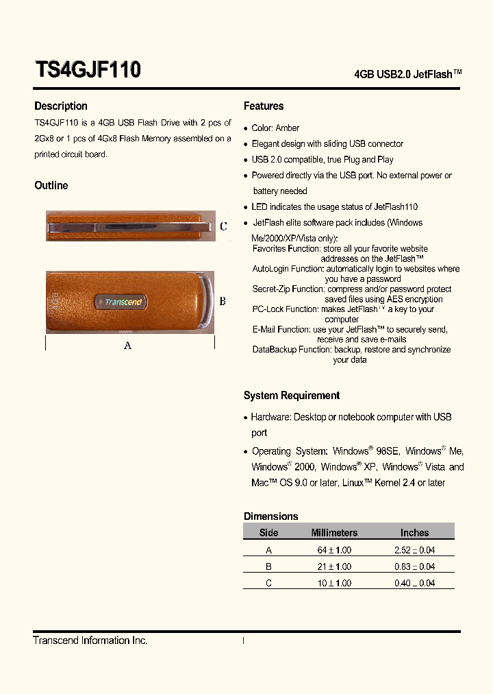 TS4GJF110_4412584.PDF Datasheet