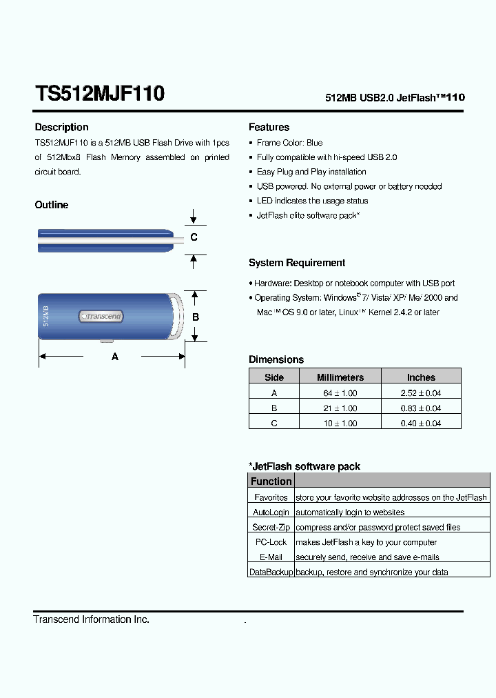 TS512MJF110_4606878.PDF Datasheet