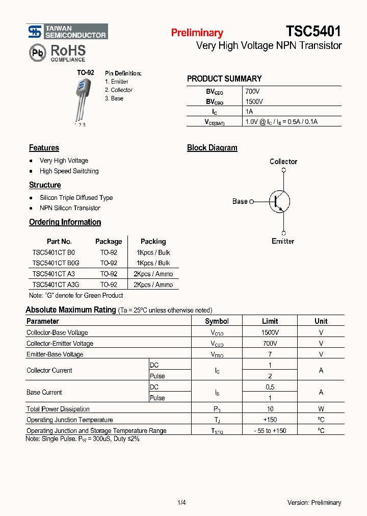 TSC5401_4810293.PDF Datasheet