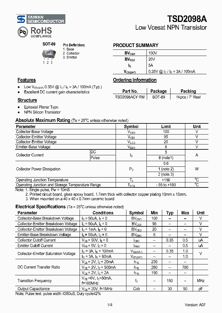 TSD2098A_4850439.PDF Datasheet