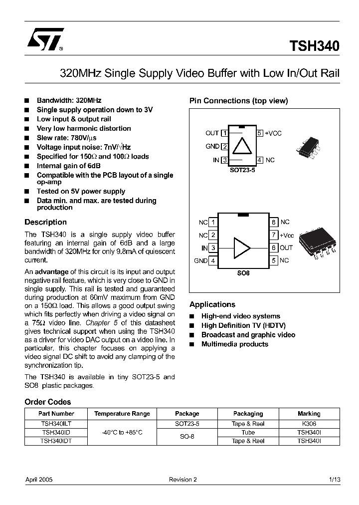 TSH340ID_4211494.PDF Datasheet