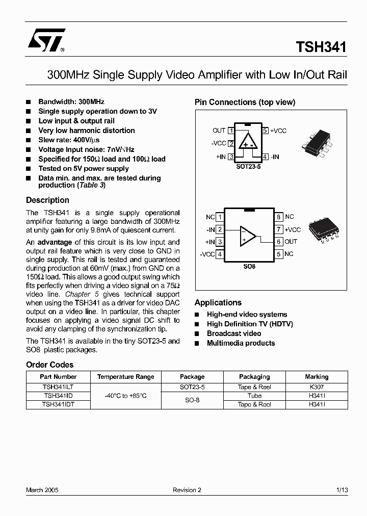TSH341_4250570.PDF Datasheet