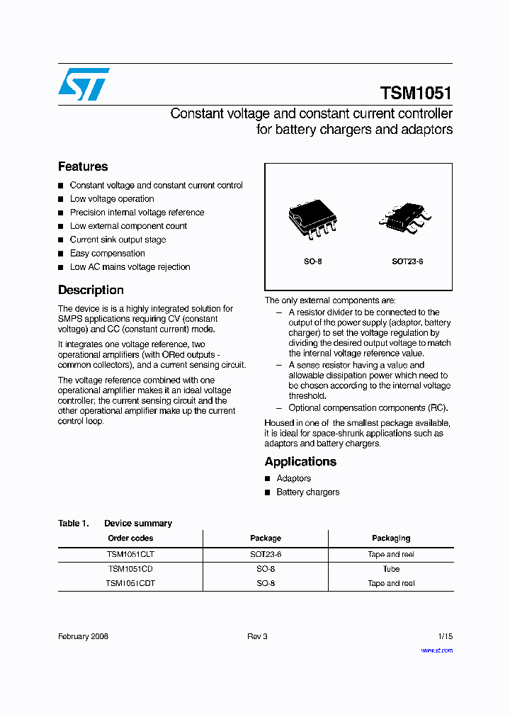 TSM1051CD_4391208.PDF Datasheet