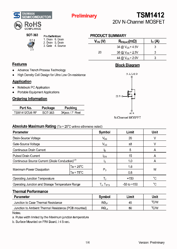 TSM1412CU6RF_4666013.PDF Datasheet