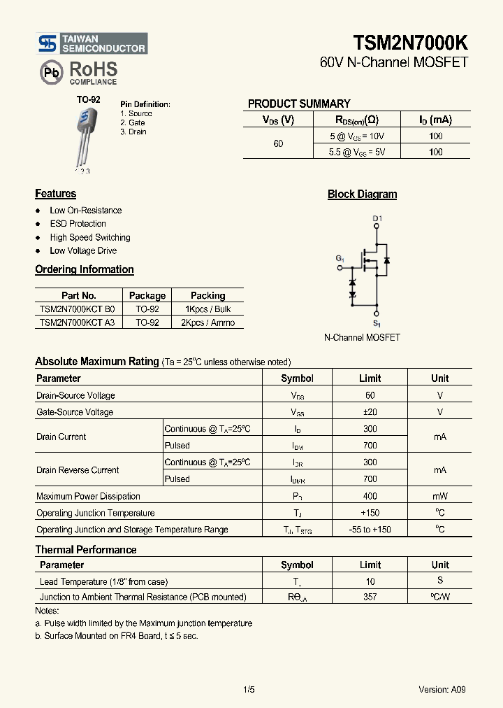 TSM2N7000K_4557125.PDF Datasheet