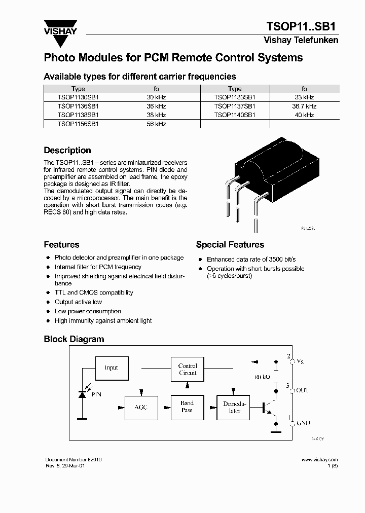 TSOP1136SB1_4717884.PDF Datasheet
