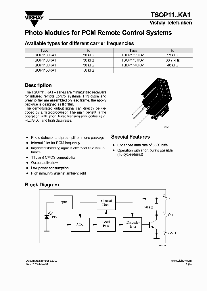 TSOP1137KA1_4903667.PDF Datasheet