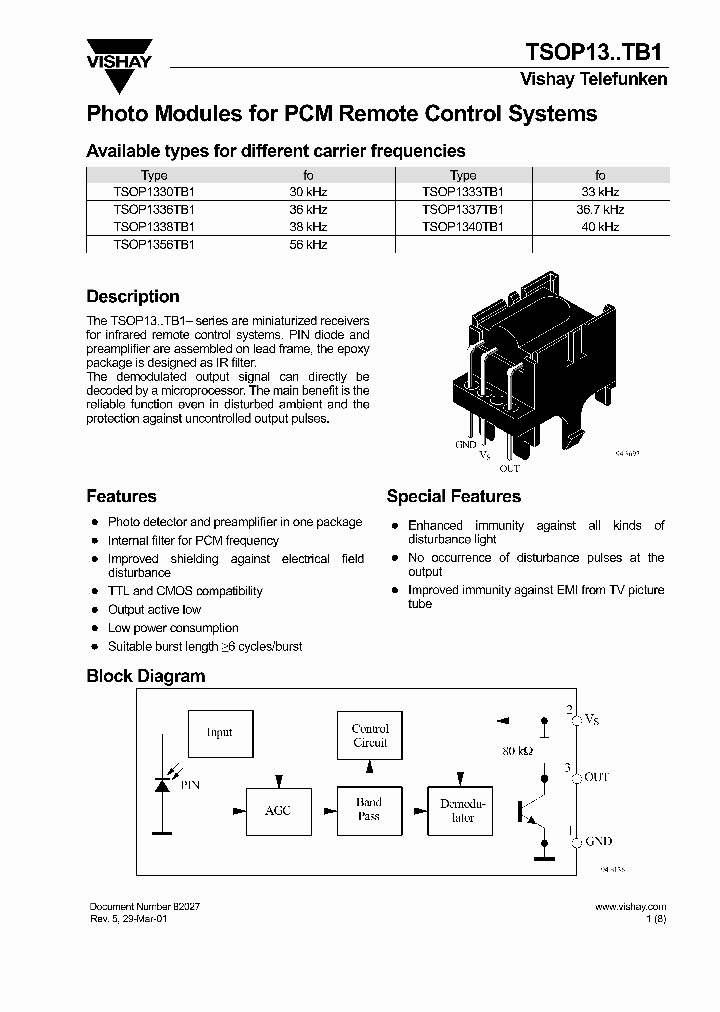 TSOP1333TB1_4551020.PDF Datasheet