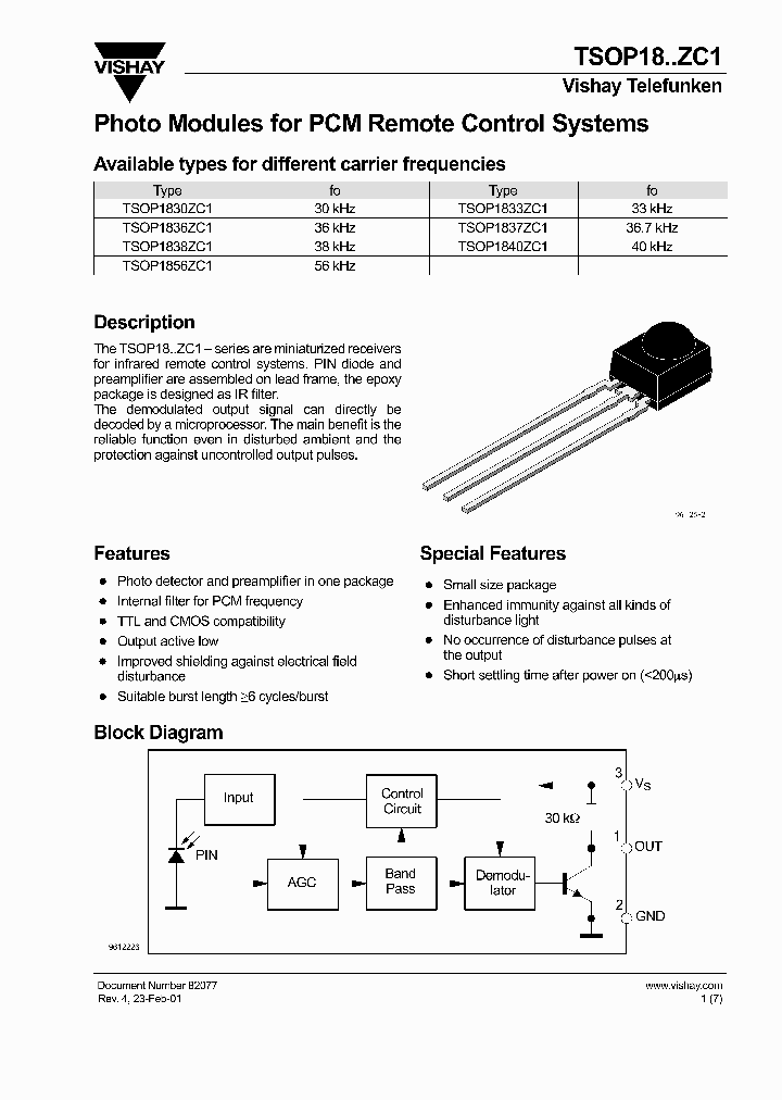 TSOP1838ZC1_4870549.PDF Datasheet
