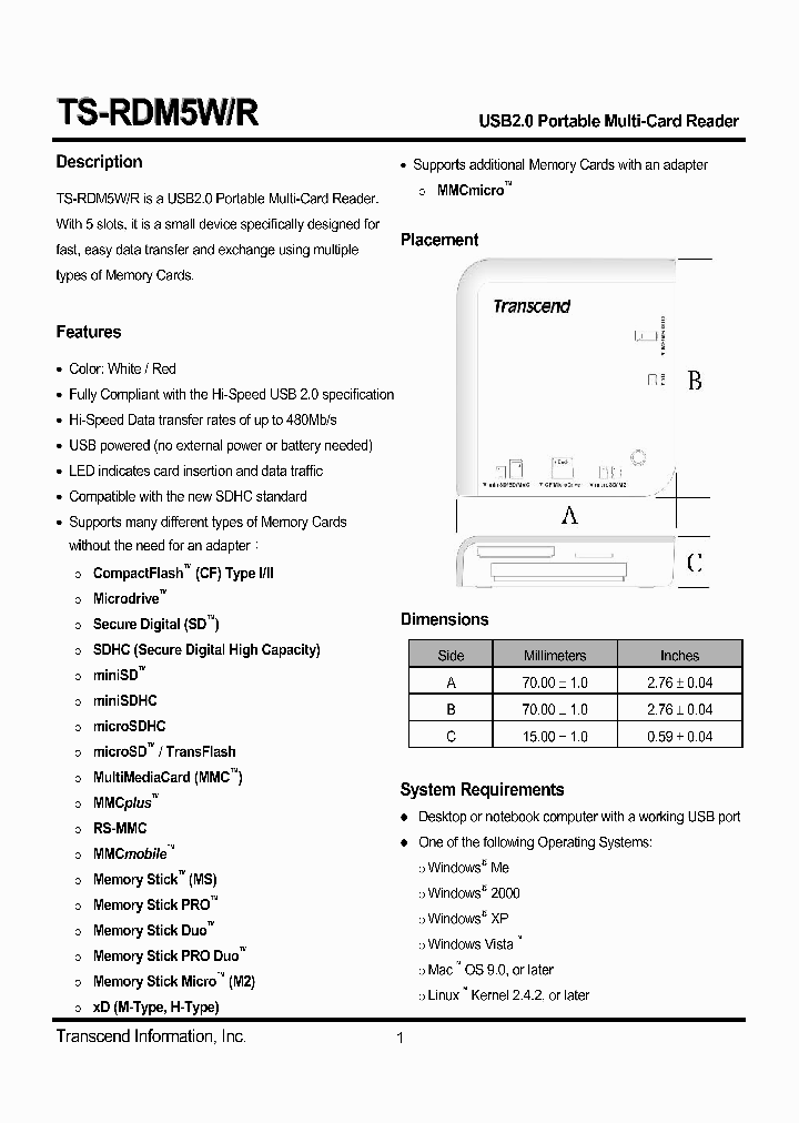 TS-RDM5W_4265774.PDF Datasheet