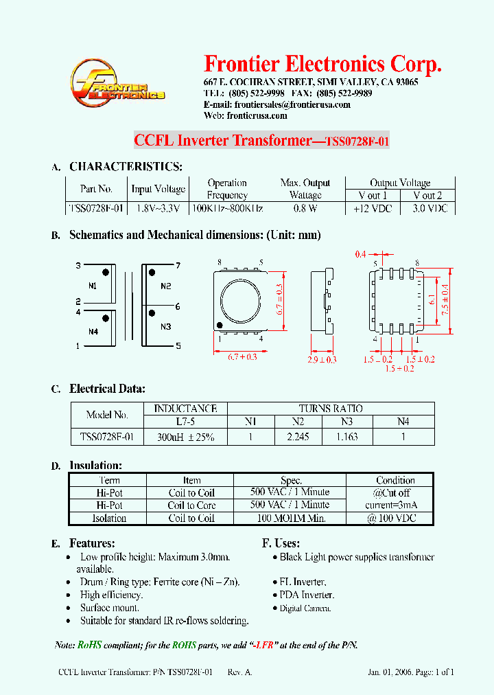 TSS0728F_4295149.PDF Datasheet