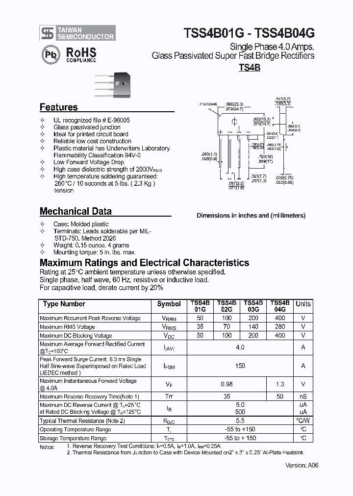 TSS4B01G_4185592.PDF Datasheet