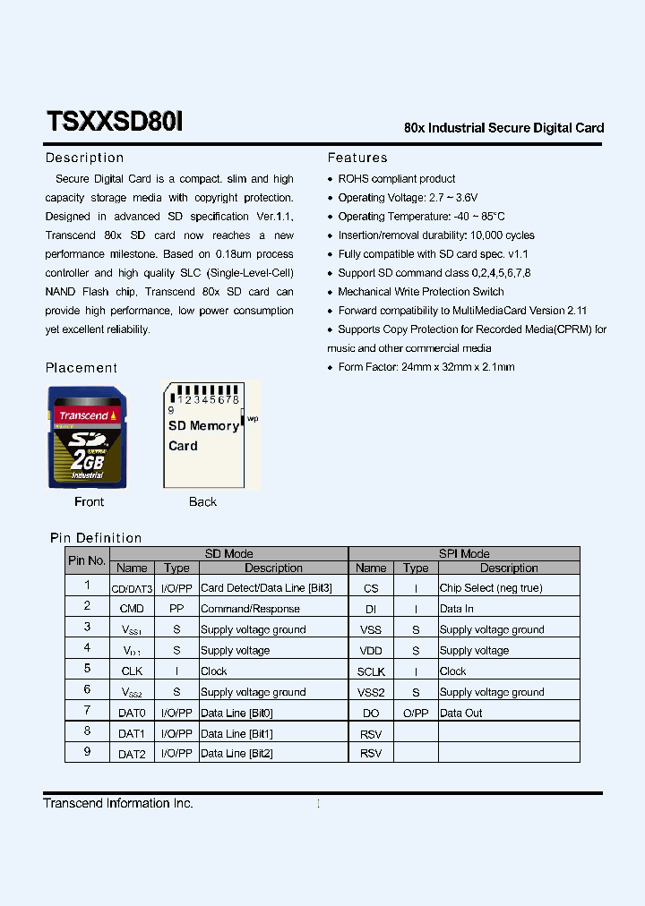 TSXXSD80I_4305527.PDF Datasheet