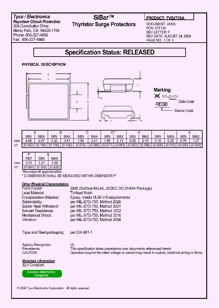 TVB270SA04_4560331.PDF Datasheet