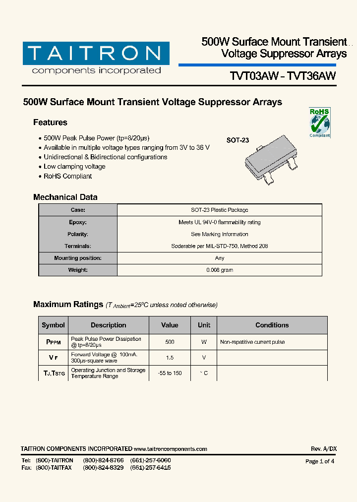 TVT24AW_4522530.PDF Datasheet