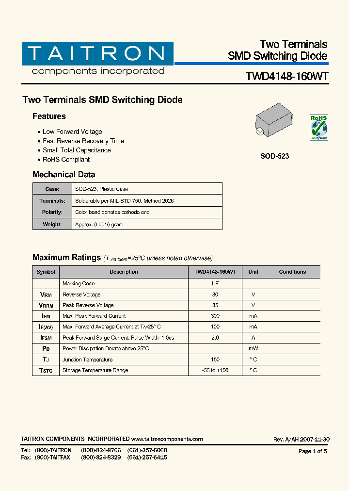TWD4148-160WT_4190946.PDF Datasheet