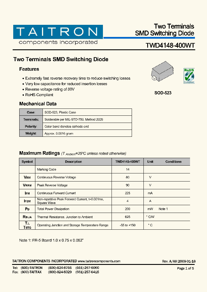 TWD4148-400WT_4190948.PDF Datasheet