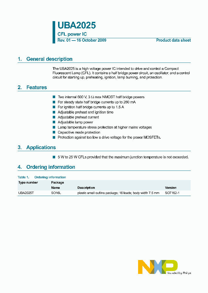 UBA2025_4517922.PDF Datasheet