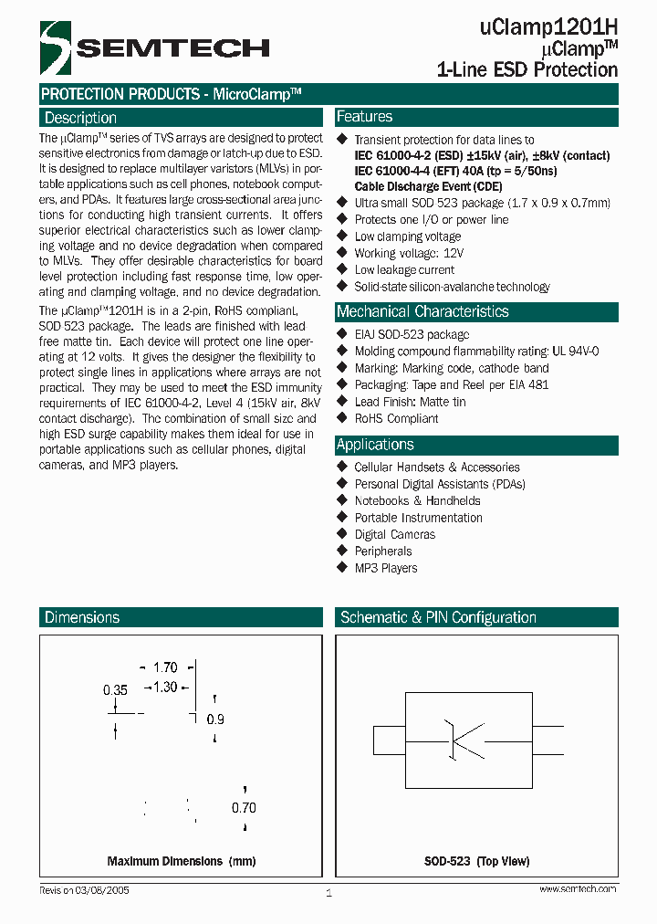 UCLAMP1201H_4304547.PDF Datasheet
