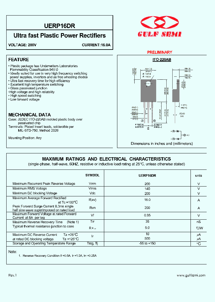 UERP16DR_4620105.PDF Datasheet