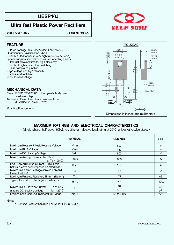 UESP10J_4620133.PDF Datasheet
