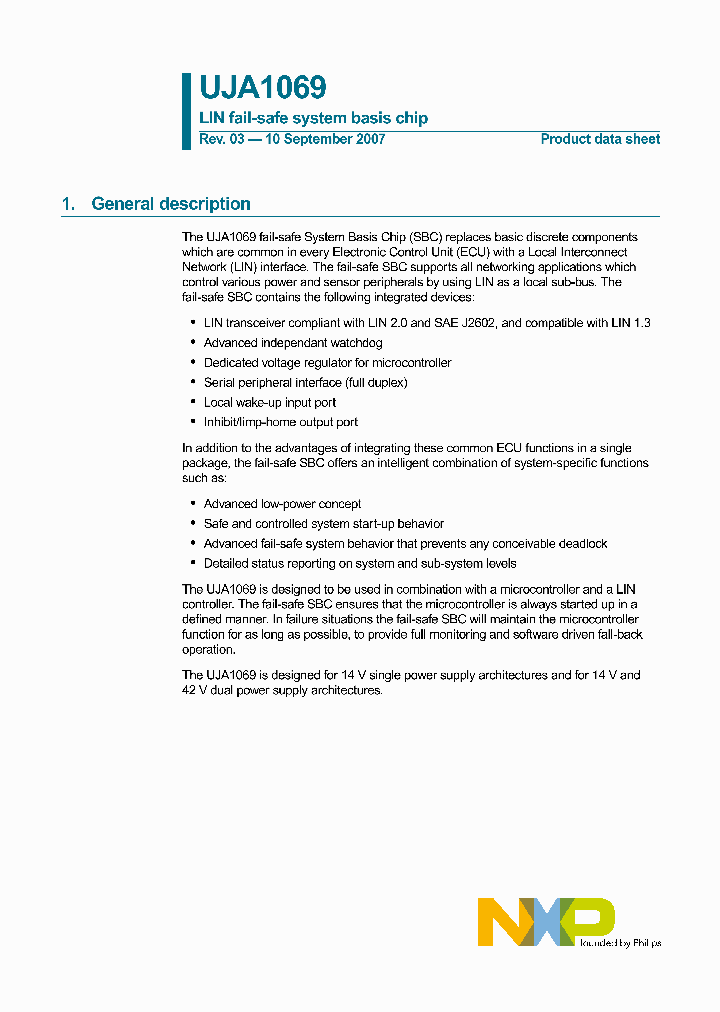 UJA1069_4486174.PDF Datasheet