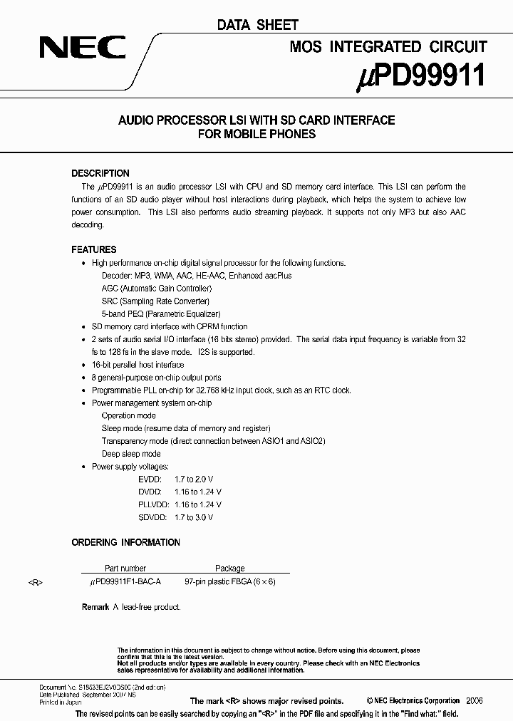 UPD99911_4563962.PDF Datasheet