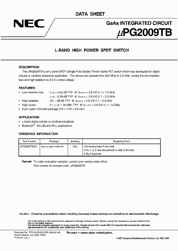 UPG2009TB1_4537652.PDF Datasheet