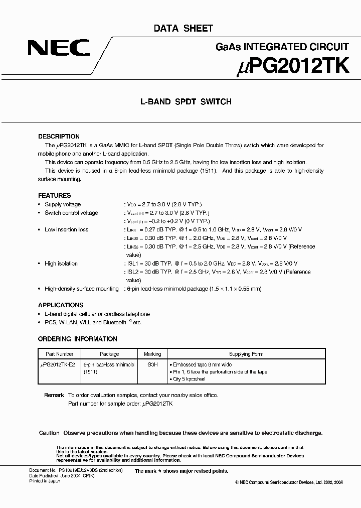 UPG2012TK1_4722509.PDF Datasheet