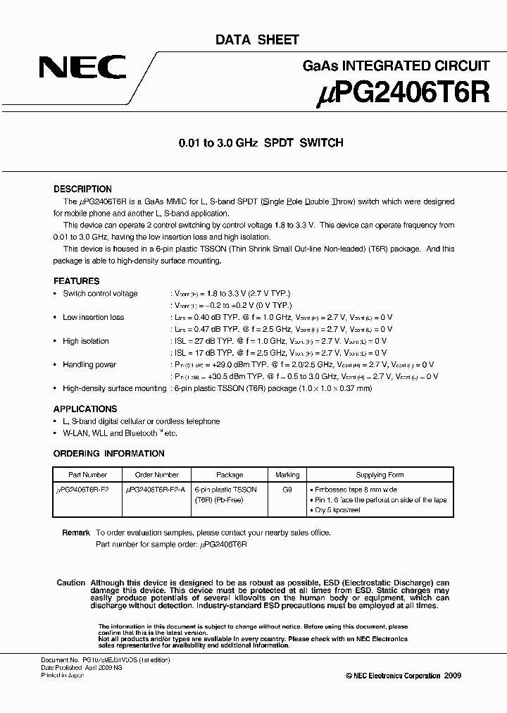 UPG2406T6R_4479727.PDF Datasheet