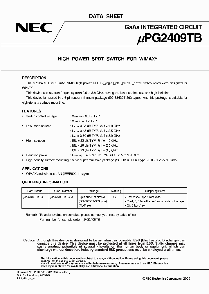 UPG2409TB_4479722.PDF Datasheet