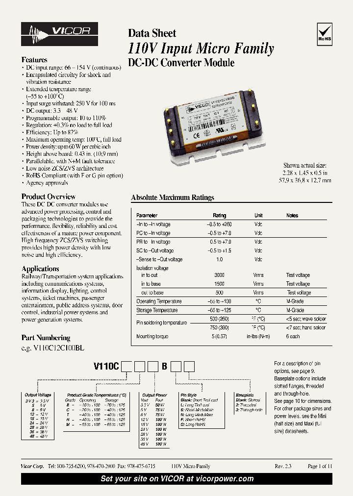 V110C12H100BF_4464786.PDF Datasheet
