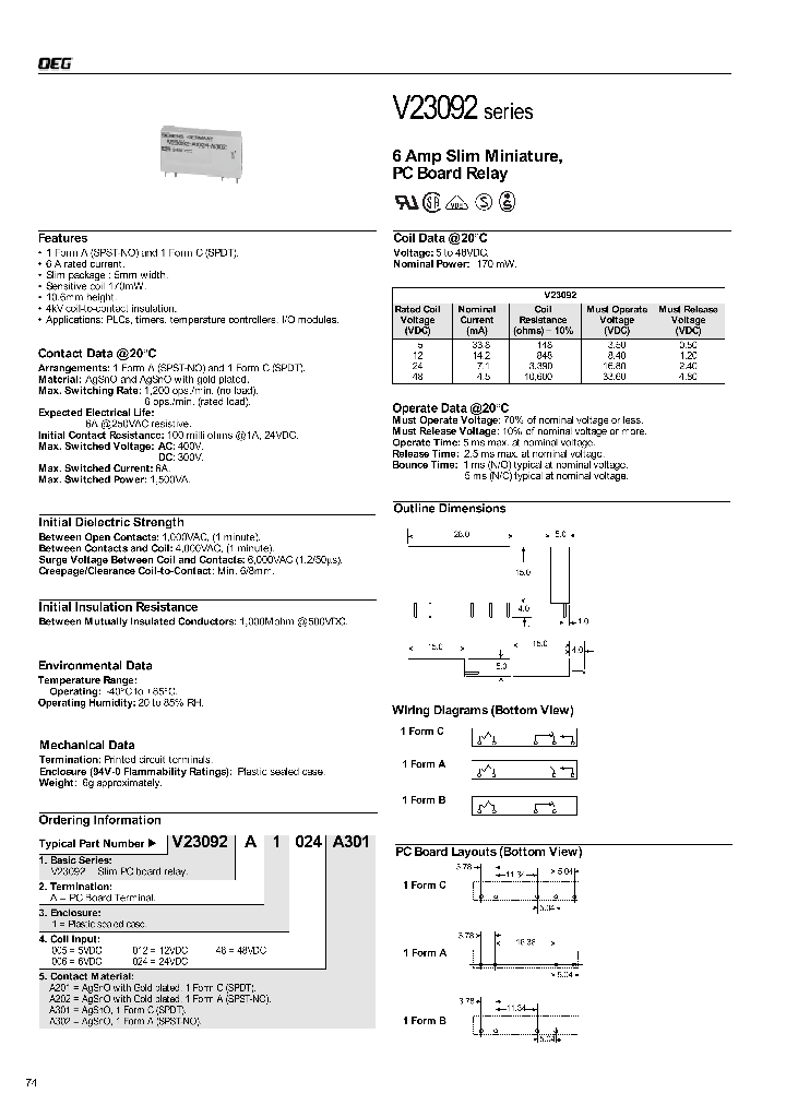 V23092A1012A301_4921999.PDF Datasheet