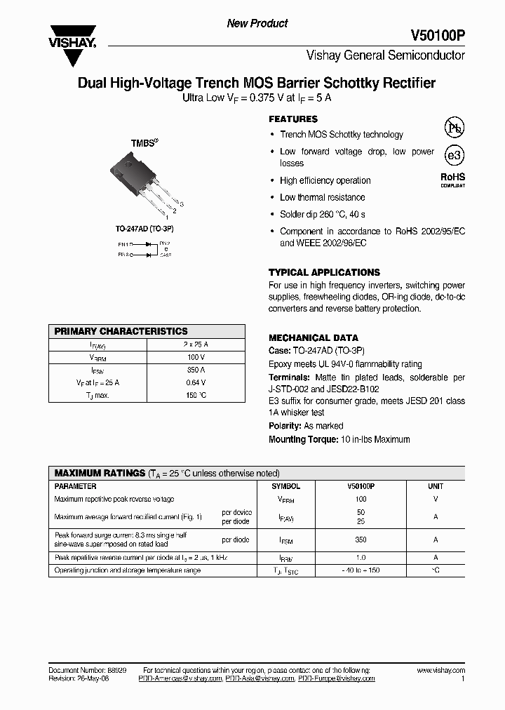 V50100P08_4861576.PDF Datasheet