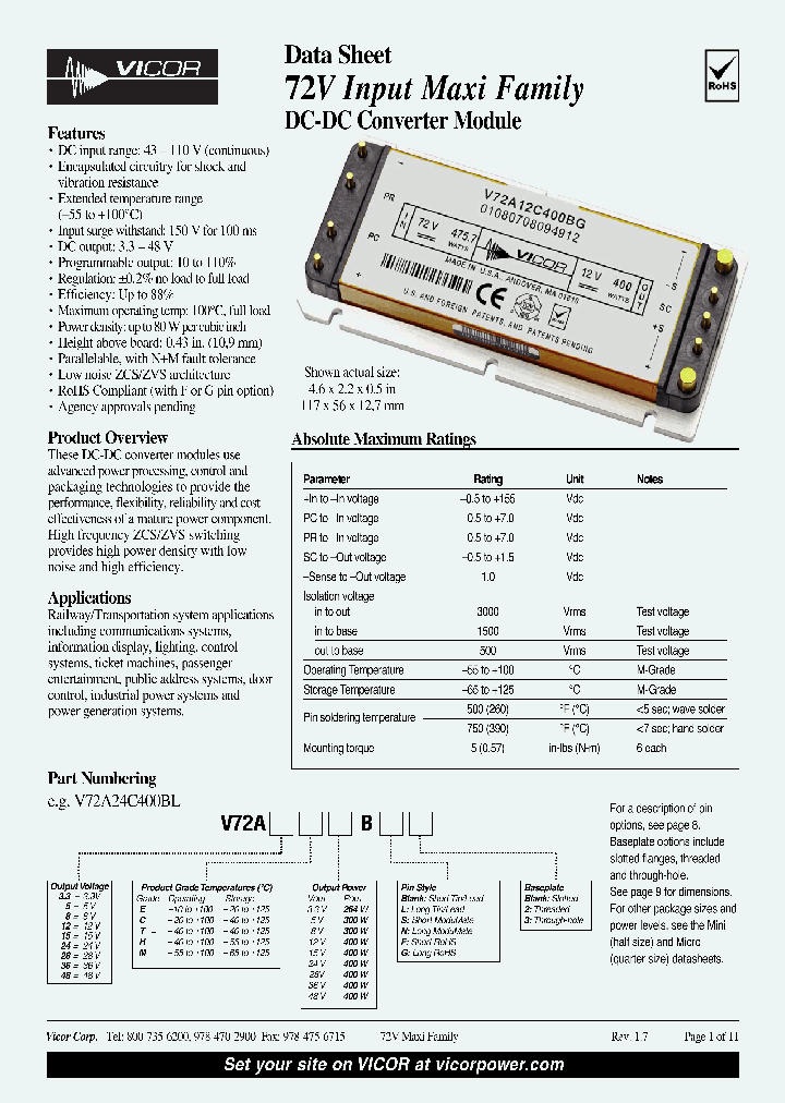 V72A28M400BF_4477867.PDF Datasheet