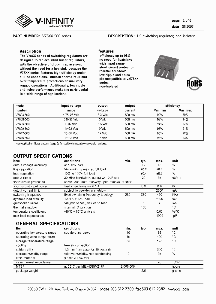 V7803-500_4227427.PDF Datasheet