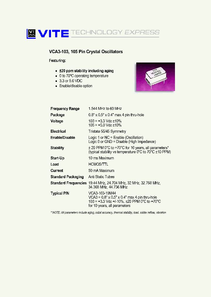 VCA3-103_4524799.PDF Datasheet