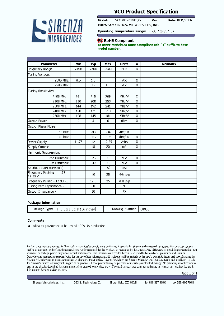 VCO793-2300T_4369457.PDF Datasheet