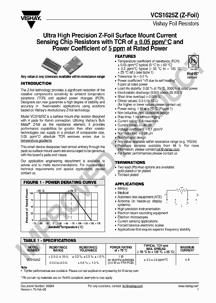 VCS1625Z_4272706.PDF Datasheet