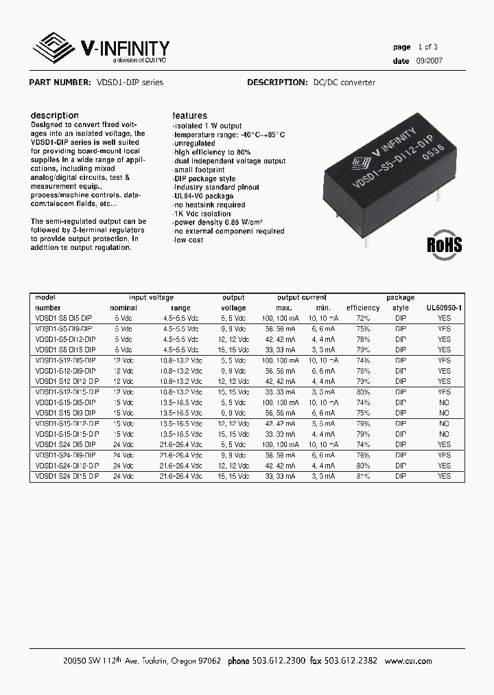 VDSD1-DIP_4229045.PDF Datasheet
