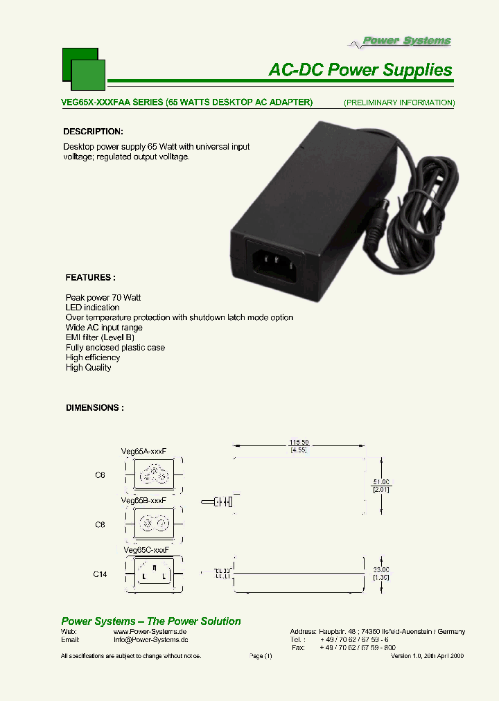 VEG65X-120FAA_4693581.PDF Datasheet