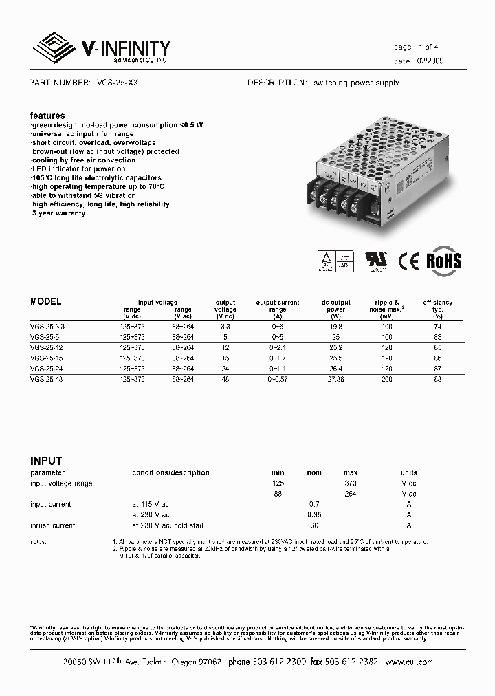VGS-25-XX_4908367.PDF Datasheet