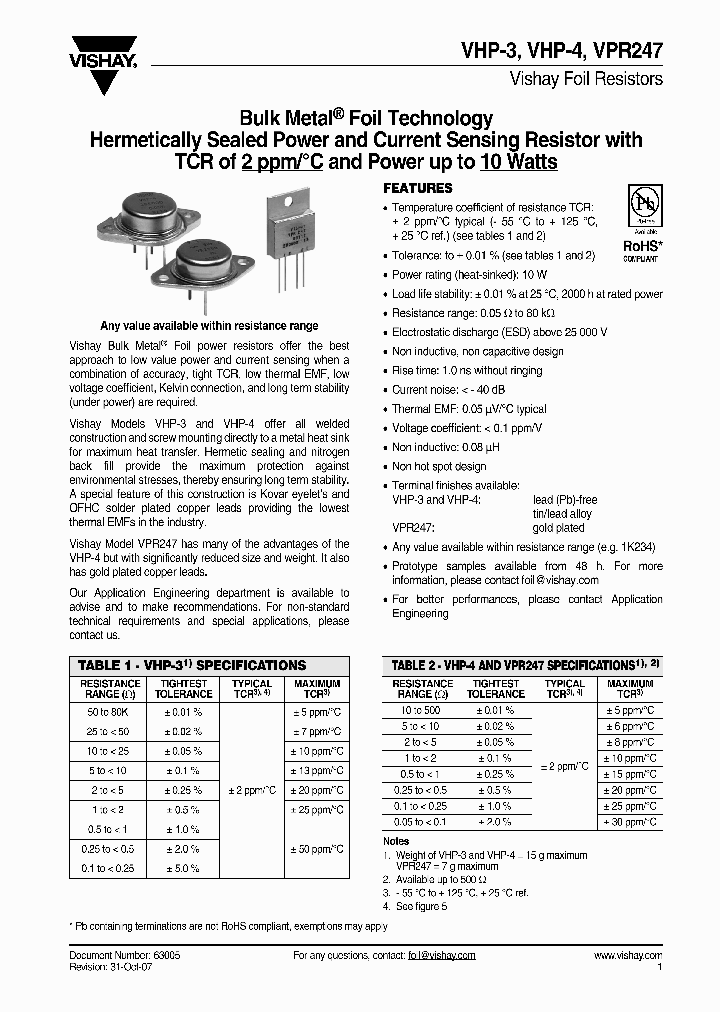 VHP-4T500R00AB_4274780.PDF Datasheet