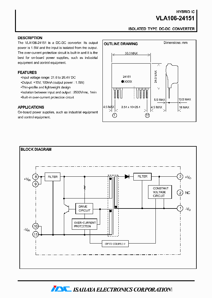 VLA106-24151_4197311.PDF Datasheet