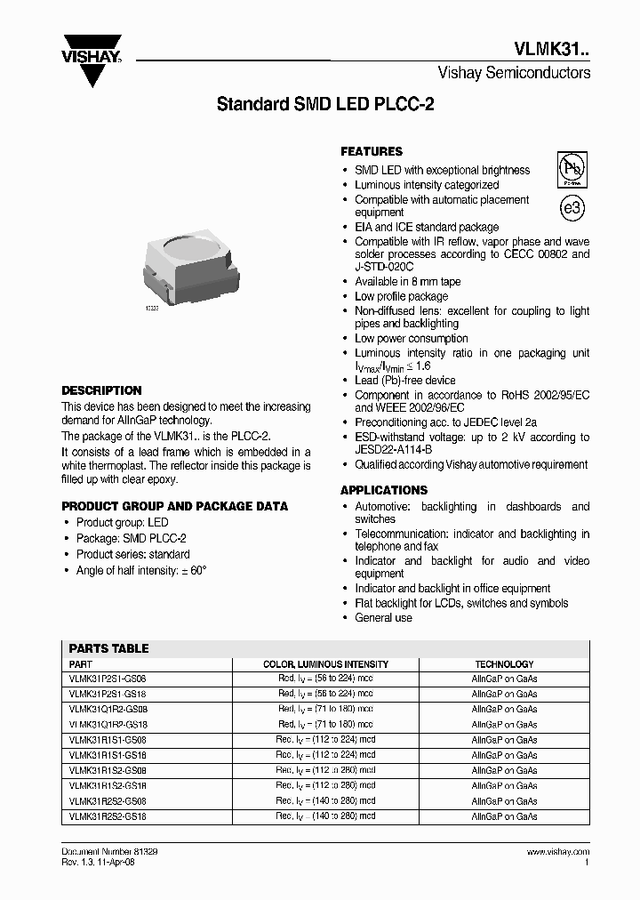 VLMK31Q1R2-GS08_4391968.PDF Datasheet