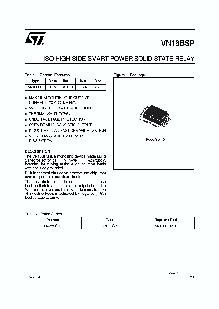 VN16BSP13TR_4245093.PDF Datasheet