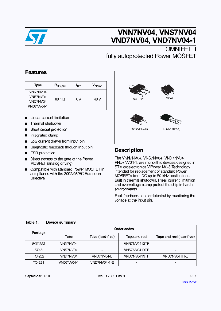 VND7NV04TR-E_4913943.PDF Datasheet