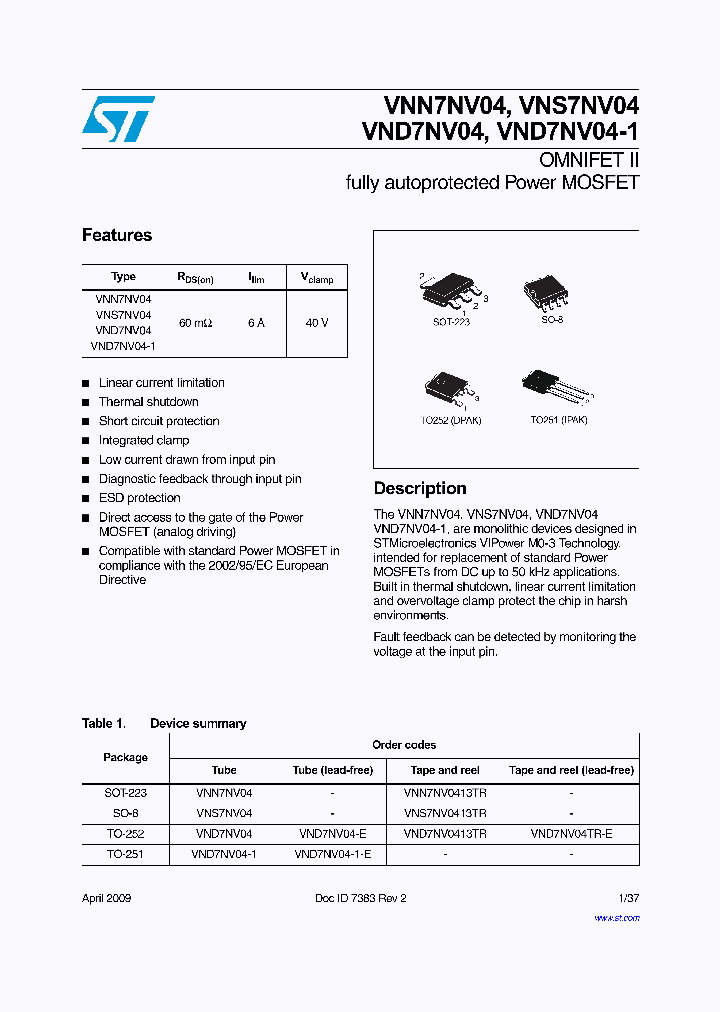 VNS7NV04_4532865.PDF Datasheet
